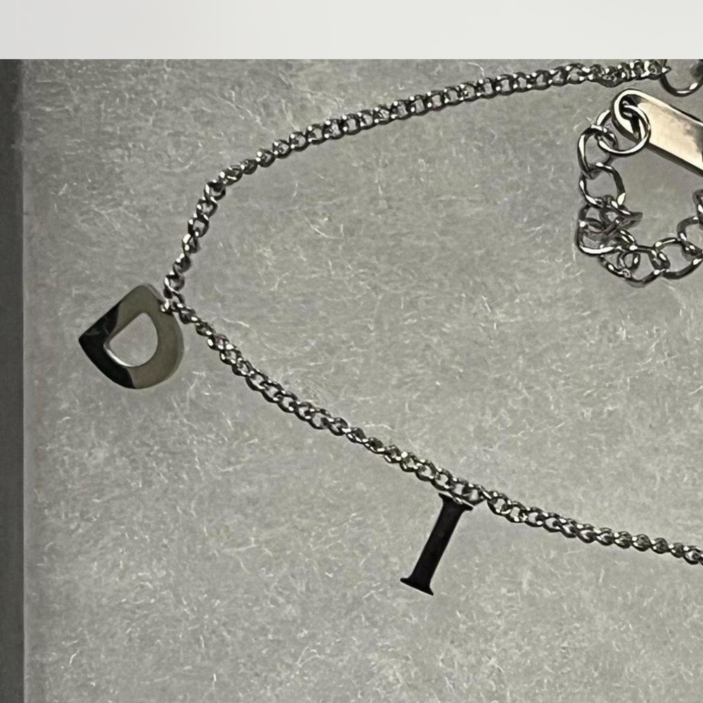 Silver and gold DI⭐️R Charm Bracelet